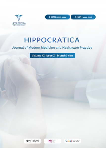 					View Vol. 1 No. 1 (2026):  March: Hippocratica: Journal of Modern Medicine and Healthcare Practice
				
