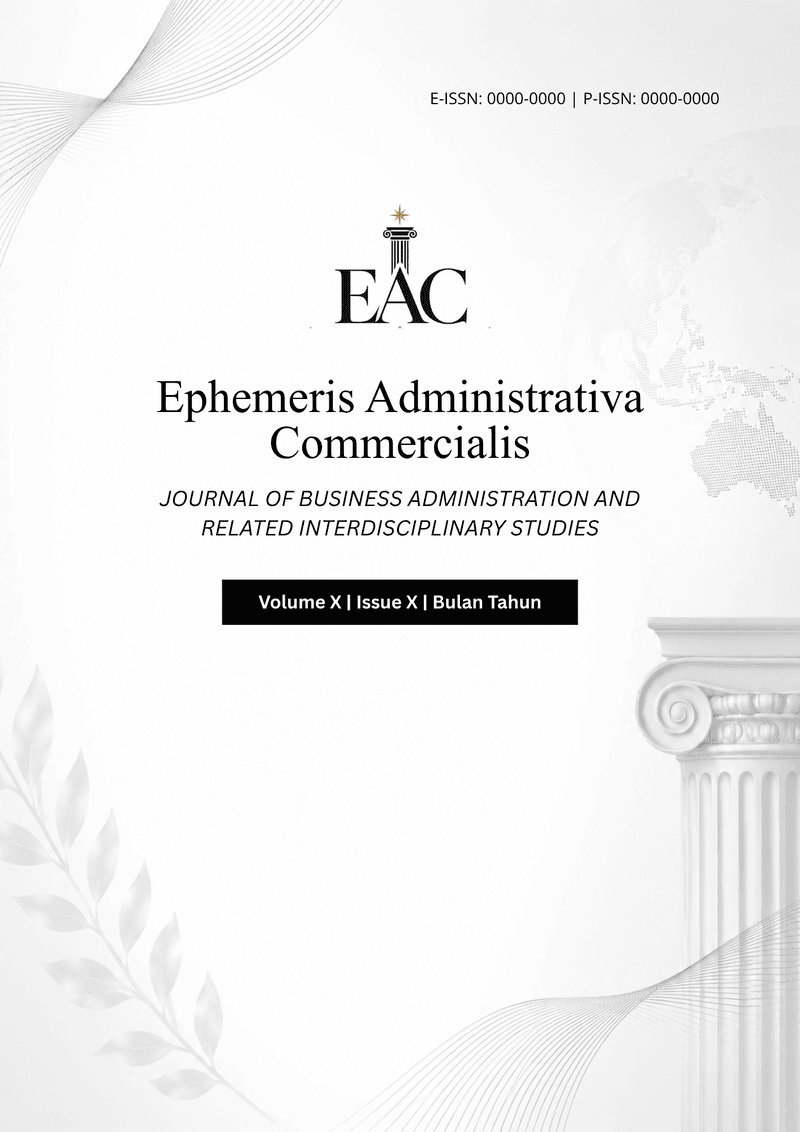 					View Vol. 1 No. 1 (2026): : June: EAC : Ephemeris Administrativa Commercialis
				