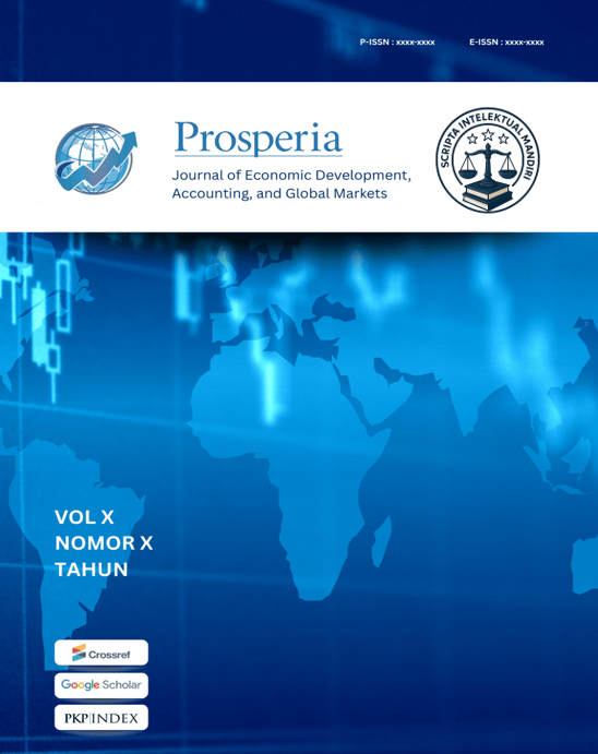 					View Vol. 1 No. 2 (2026): : May: Prosperia: Journal of Economic Development, Accounting, and Global Markets
				