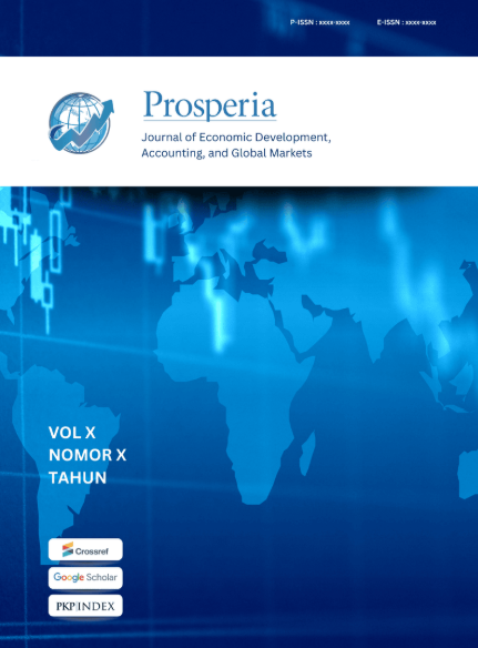 					View Vol. 1 No. 1 (2026): February: Prosperia: Journal of Economic Development, Accounting, and Global Markets
				