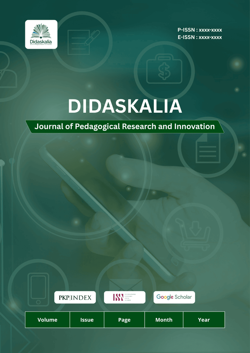 					View Vol. 1 No. 2 (2026): : June: Didaskalia: Journal of Pedagogical Research and Innovation
				