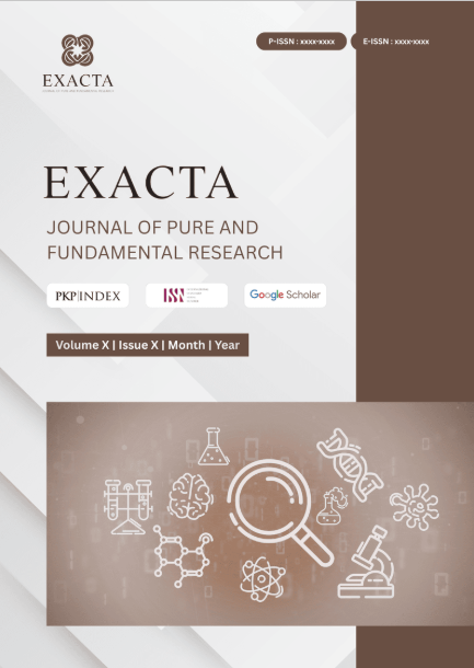 					View Vol. 1 No. 1 (2026): March: Exacta: Journal of Pure and Fundamental Research
				